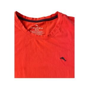 Tommy Bahama Men's Crew Neck T-Shirt Size XL Orange Stretch